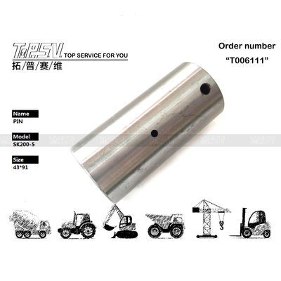 YN53D00008S012 2410T342 SK200-5 발굴기 여행 2 스테이지 기어 핀 검은 색