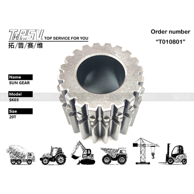 SK03 굴삭기 스윙 2단 선기어 내구성 강화 이미지 보기