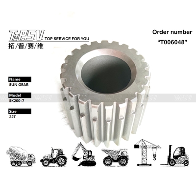 고 정밀 SK200-7 발굴기 여행 2 단계 태양 기어 설치가 쉽다