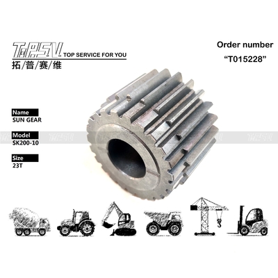 SK200-10 굴삭기 선회 2단 선 기어 모터 및 유성 감속기