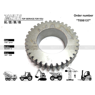 EX200-2 발굴기 여행 2 단계 태양 기어 기어 기름으로 설치하기 쉽습니다