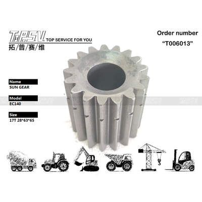 XKAH-01217 고내구성 EC140B 굴삭기 주행 2단 선기어 구동 모터 (고강도 작업용)