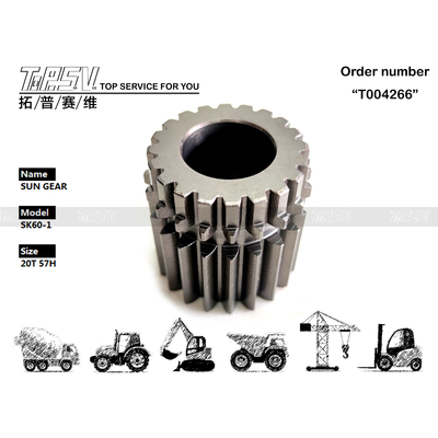 2401P1321 굴삭기 스윙 2단 선기어 (강철 기계 및 굴삭기 기계 유지 보수용)