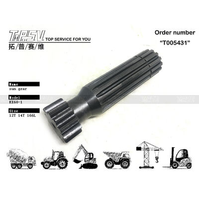 2017872 High Precision EX60-1 Excavator Travel 1 Stage Sun Gear for Hydraulic Motor Drive Dealed Bag Transport Packaging