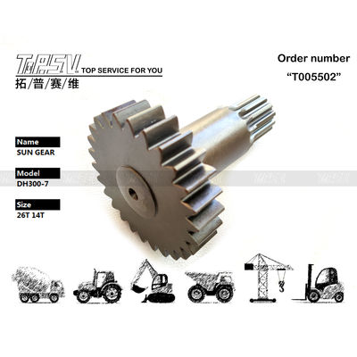 K9000802 DH300-7 굴삭기 주행 1단 선기어 기어 오일 유지보수 (크기 및 다양한 모델에 따라 다름)