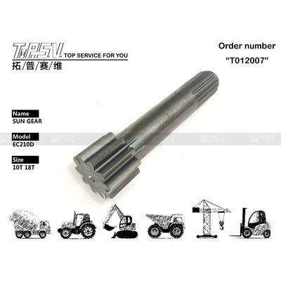 고정밀 EC210DL 굴삭기 주행 1단 선기어 호환성 다양한 모델과 호환