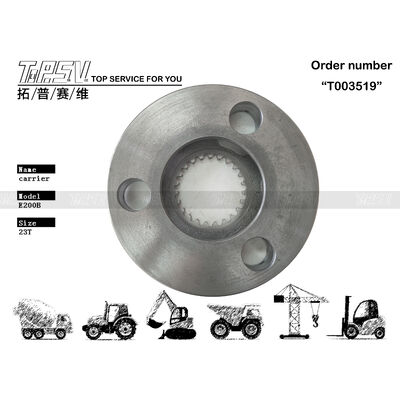 7Y-1751 수압 모터 드라이브 E200B 발굴기 스윙 1단계 행성 운반기 검은색 다양한 발굴기 모델과 호환 작동을 보장