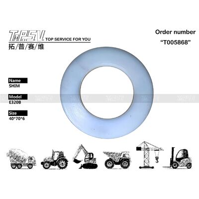 7Y-1434 E320B Excavator Travel 2 Stage Carrier Shim Parts For Swing Drive Excavator Spare Parts