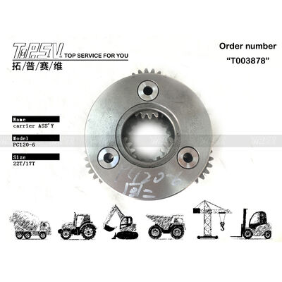 PC120-6 굴삭기 선회 2단 캐리어 ASSY 스윙 드라이브 굴삭기 부품용 예비 부품