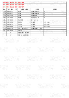 E120B 카탈로그 099-4141 중량 철강 발굴기 최종 구동 모터