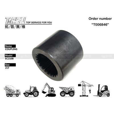 SA7117-30180 EC210B 발굴기 수압 모터 결합 스틸과 검은색