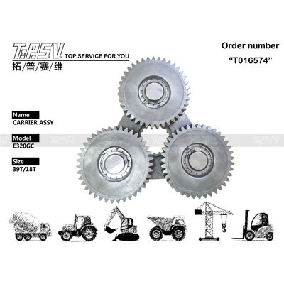 569-4290 다재다능한 중부용 E320GC 발굴기 여행 1 단계 운반 ASSY 행성 적도형 및 철강 구조