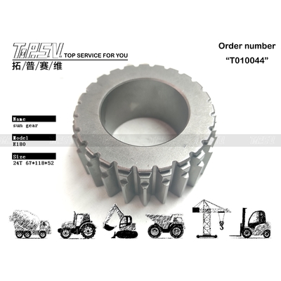 유지보수용 기어 오일 유통 E180 발굴기 여행 2 단계 태양 강철 기어