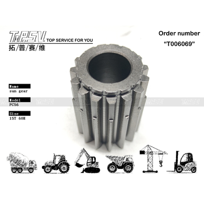 FUFZD-8391-08 강철 PC56 발굴기 여행 2 단계 태양 기어 에너지 광산 응용용 모터 부품