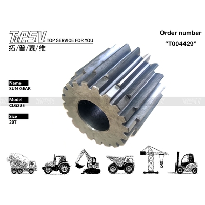 41A0110 CLG225 발굴기 스윙 2단계 태양 기어 부품에 대한 수압 모터 드라이브 및 기어 오일 유지보수