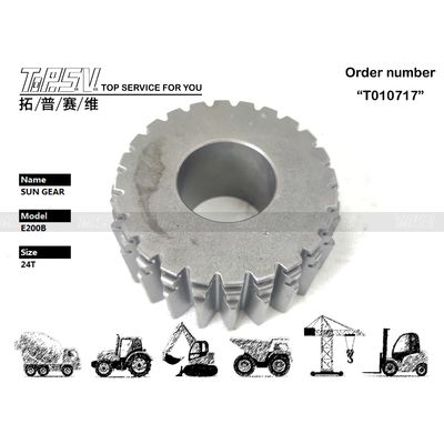 096-0583 굴삭기 기계 사용 E200B 굴삭기 주행 2단 선기어 박스 (색상: 검정)