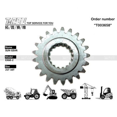 3051680 호환성 다양한 EX60-2 굴삭기 스윙 1단 선기어 모델과 호환 가능 강철 굴삭기 트래블 모터 부품