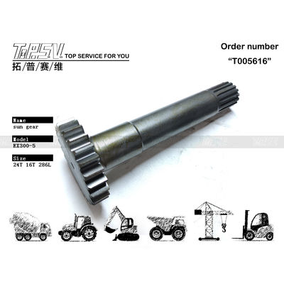 2038915 블랙 EX300-5 굴삭기 주행 1단 선기어 (높은 내구성과 색상)