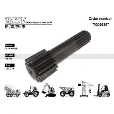 중장비에서 최적의 효율을 위한 SH265 굴삭기 주행 1단 태양 기어