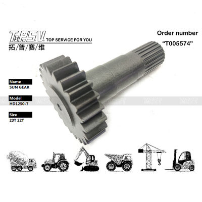 고내구성 HD1250-7 굴삭기 주행 1단 선기어, 굴삭기 기계의 장기간 사용을 위해