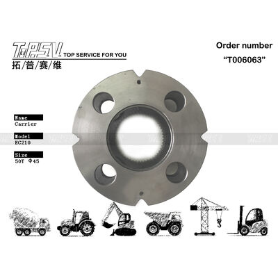 SA7117-30210 기어 맞물림 설치 EC210 굴삭기 주행 2단 캐리어 유압 장치, 강철 재질로 제작되어 유압 동력 전달