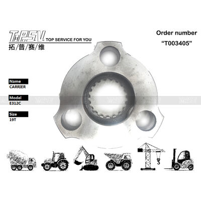 191-2599 강철 중량용 E312C 발굴기 스윙 1단계 운반기 에너지 광산 조건에 견딜 수 있도록 구축