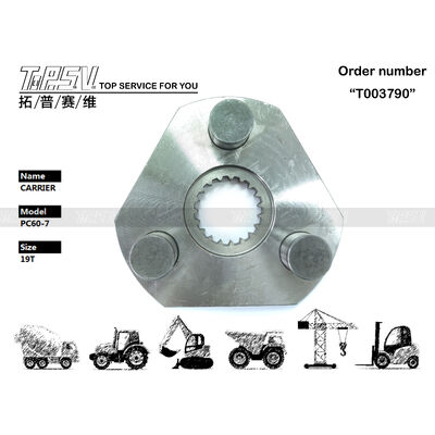201-26-71121 행성 적도기 PC60-7 발굴기 스윙 1 단계 행성 운반기 수압 모터 드라이브 검은 색 발굴기 기계의 강력한 부품