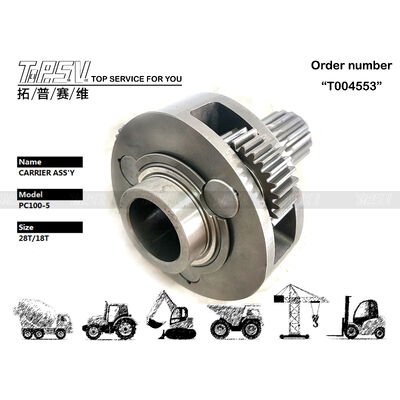 PC120-5 굴삭기 선회 캐리어 ASSY 부품, 선회 드라이브 굴삭기 예비 부품