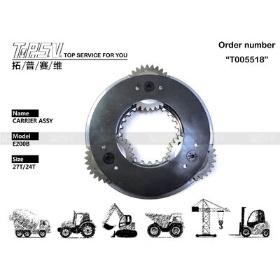여행 드라이브 굴착기 예비 품목을 위한 E200B 굴착기 여행 1 단계 운반대 아시리아 부속