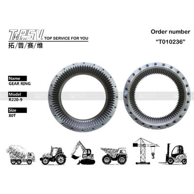 Good price R220-9 80T 발굴기 여행 철강 기어 링 39Q6-42110 회전용 온라인으로