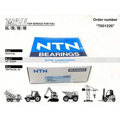 Good price 708-8H-12141 4T-32207 발굴기 열처리를 가진 톱니 롤러 베어링 온라인으로