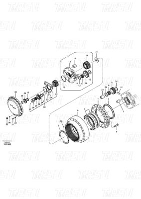 Good price 검은 색 VOE14551150 EC290B 발굴기 여행 모터 드라이브 카탈로그 온라인으로