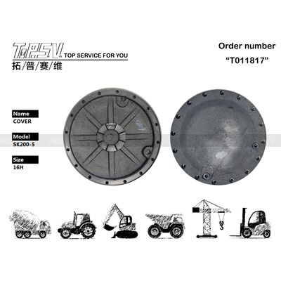 Good price 2414N4376 포장 종류에 따라 SK200-5 발굴기 최종 드라이브 커버 거래 가방 운송 포장 철 온라인으로