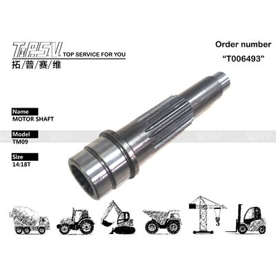 Good price 색상 검은색 TM09 발굴기 여행 모터 샤프트 기계 수리 및 유지 보수 솔루션 공급자 온라인으로
