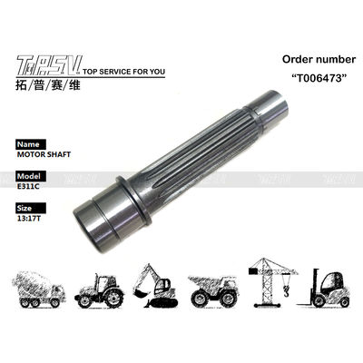Good price 165-5803 제조된 다른 E311C 발굴기 이동 모터 샤프트 부품 온라인으로