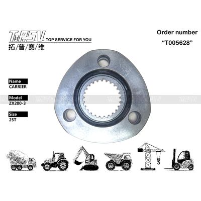 2050691 검은 ZX200-3 발굴기 여행 1 단계 운반 장치 포장 유형에 따라 손쉽게 취급 및 유지 보수