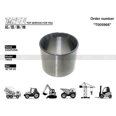 TM18 Excavator Transmission Travel 2 Stage Coupling System Other Excavator Reducer Parts in Black Color for Compatible Brands and Models