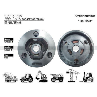 1019147 거래된 가방 운송 포장재 EX200-5 발굴기 여행 3단계 수압 모터 드라이브에 의해 구출 기계에 최적화 된 운반기