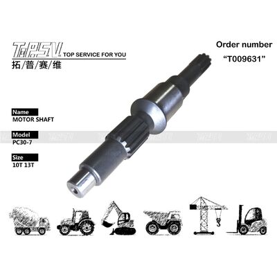Good price 수압 모터 드라이브 PC30-6 발굴기 여행 모터 샤프트 펌프 부품 철강 재료 발굴기의 견고한 수압 시스템에 적합 온라인으로