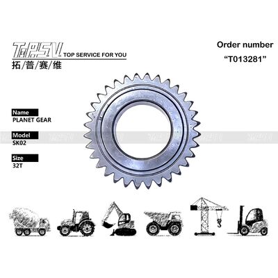 여행 드라이브 굴착기 예비 품목을 위한 SK02 굴착기 여행 1 단계 행성 기어 부품