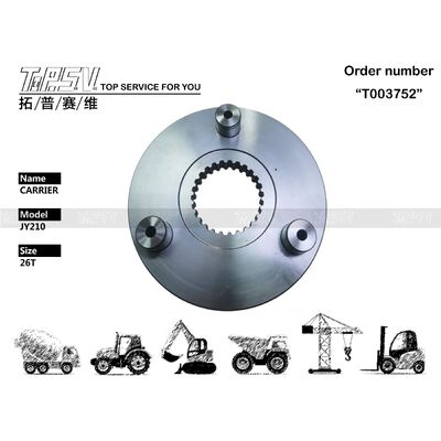 그네 드라이브 굴착기 예비 품목을 위한 JY210 굴착기 그네 1 단계 운반대