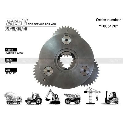 여행 드라이브 굴착기 예비 품목을 위한 E320 굴착기 여행 1 단계 운반대 ASSY 부속
