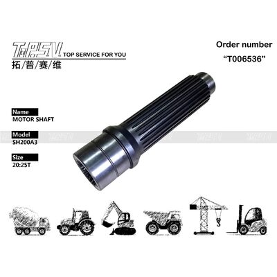 Good price 강철 SK250-6 발굴기 수압 모터 샤프트 / 발굴기 수압 오일 LQ15V00007S042 온라인으로