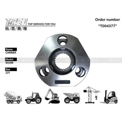 Good price KRC0145 SH200 굴착기 그네 그네 드라이브 굴착기 예비 품목을 위한 2 단계 운반대 부속 온라인으로