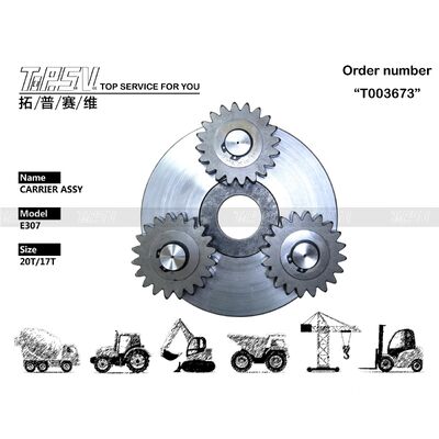그네 드라이브 굴착기 예비 품목을 위한 5I-9322 E307 굴착기 그네 1 단계 운반대 ASSY 부속