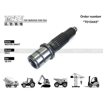 Good price 536-5535 E313 발굴기 여행용 모터 샤프트 부품 여행용 드라이브 발굴기 예비 부품 온라인으로